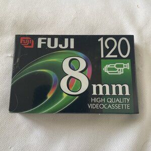 Fuji 8mm P6-120 Video Cassette High Quality 120/240 Min Recording Time Durable